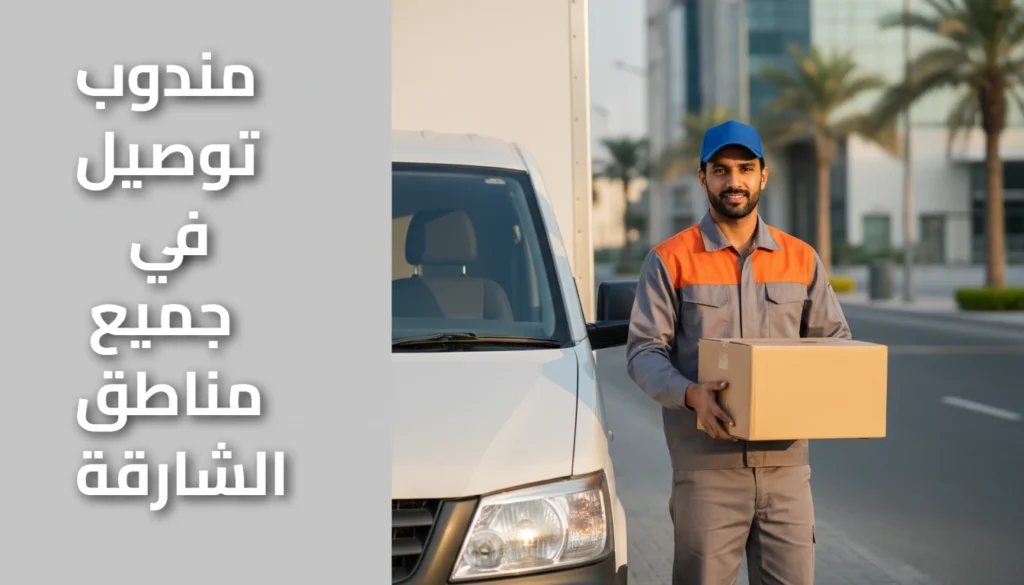 مندوب توصيل الشارقة