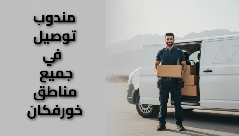 مندوب توصيل خورفكان