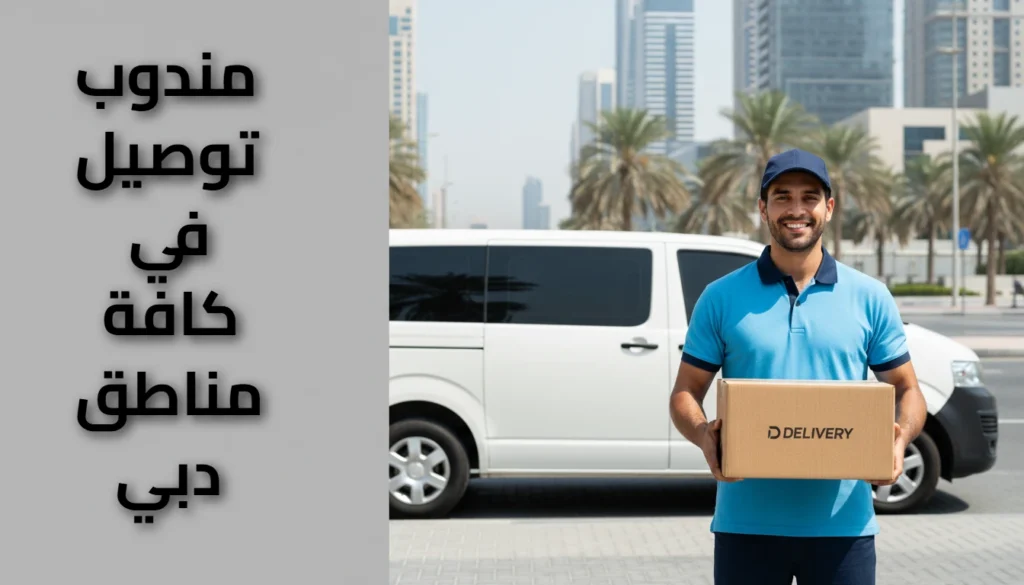 مندوب توصيل دبي